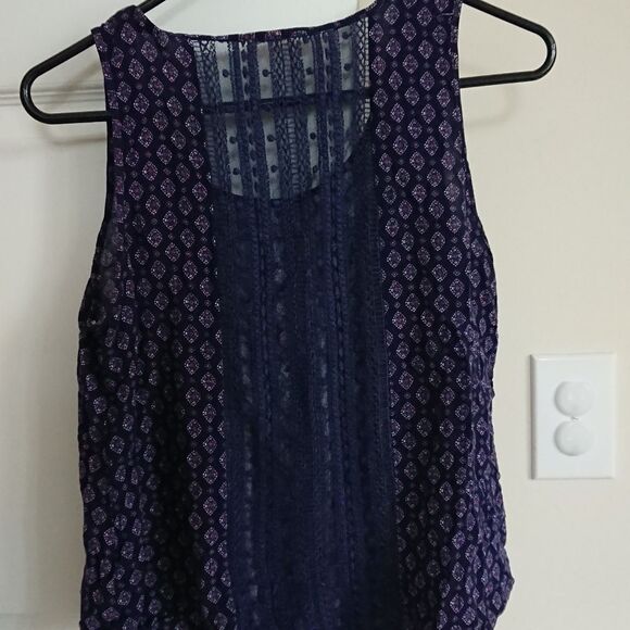 Mine brand - Printed Geo Embroidered sleeveless Tank Top size M - Picture 9 of 11